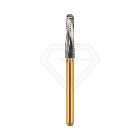 Fg Carbide Operative Crown Prep Burs - 5Pcs per pack ⌀0.18 mm X 8.0 mm / Round End Taper l Global Burs