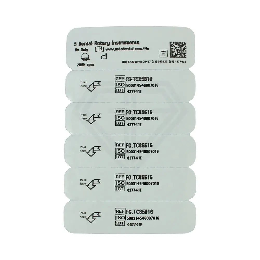 Fg Carbide Operative Crown Prep Burs - 5Pcs