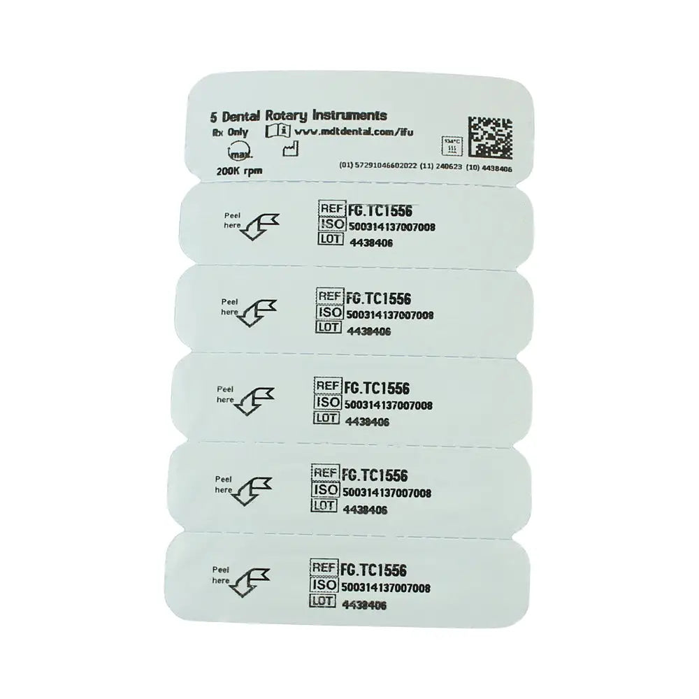 Fg Carbide Operative Domed Fissure Cross Cut Burs - 5Pcs per pack ⌀0.08 mm x 3.2 mm l Globar Burs