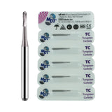 Fg Carbide Operative Domed Fissure Cross Cut Burs - 5Pcs
