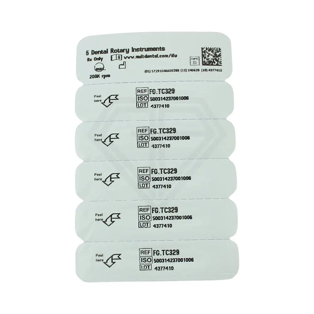 Fg Carbide Operative Pear Burs - 5Pcs per pack ⌀0.06 mm x 0.9 mm l Global Burs
