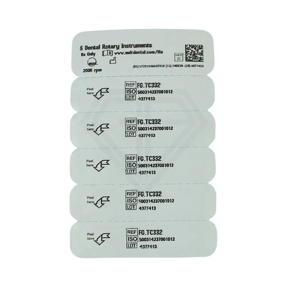 Fg Carbide Operative Pear Burs - 5Pcs per pack 012 mm  x 2.0 mm l Global Burs