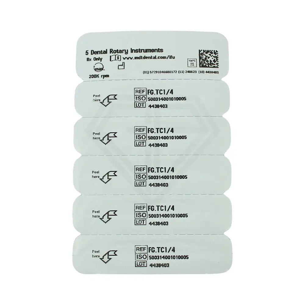 Fg Carbide Operative Round Burs - 5Pcs per pack 0.05 mm x 0.4 mm l Global Burs