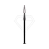 Fg Carbide Operative Tapered Fissure Plain Cut Burs - 5Pcs per pack ⌀0.10 mm x 3.8 mm l Global Burs