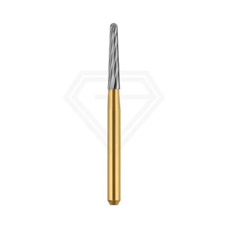 Fg Carbide Operative Trimming & Finishing 12 Blades Burs - 5Pcs per pack ⌀0.16 mm x 8.0 mm / Round End Taper l Global Burs