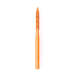 Fg Carbide Operative Trimming & Finishing 12 Blades Burs - 5Pcs per pack ⌀0.12 mm x 8.0 mm / Flame l Global Burs