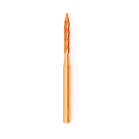 Fg Carbide Operative Trimming & Finishing 12 Blades Burs - 5Pcs per pack ⌀0.12 mm x 8.0 mm / Flame l Global Burs