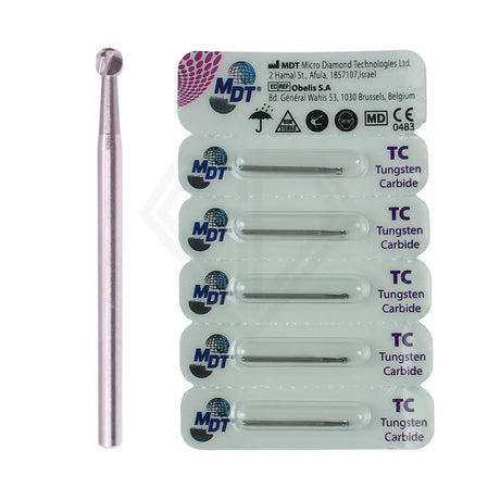 Fg Carbide Surgical Round Burs - 5Pcs per pack l Global Burs