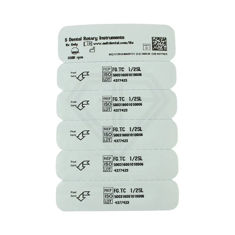 Fg Carbide Surgical Round Burs - 5Pcs per pack l Global Burs