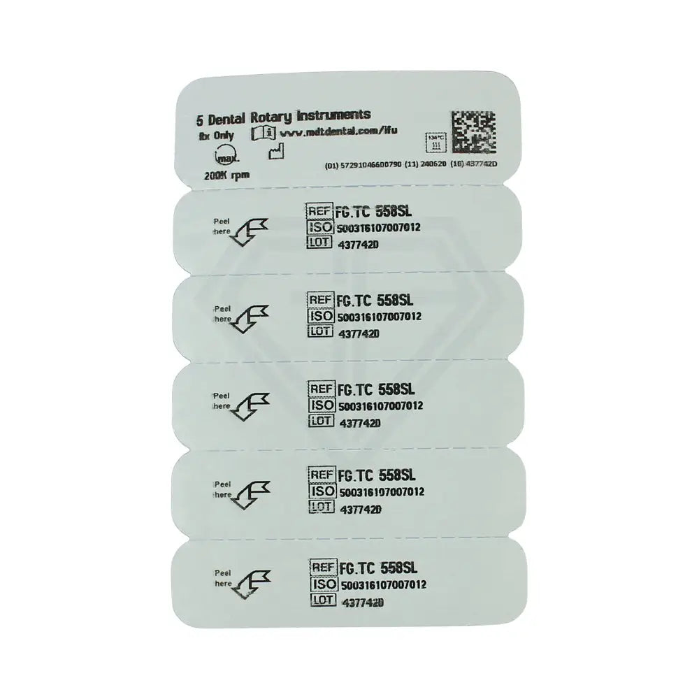 Fg Carbide Surgical Straight Flat End Fissure Cross Cut Burs - 5Pcs per pack l Global Burs