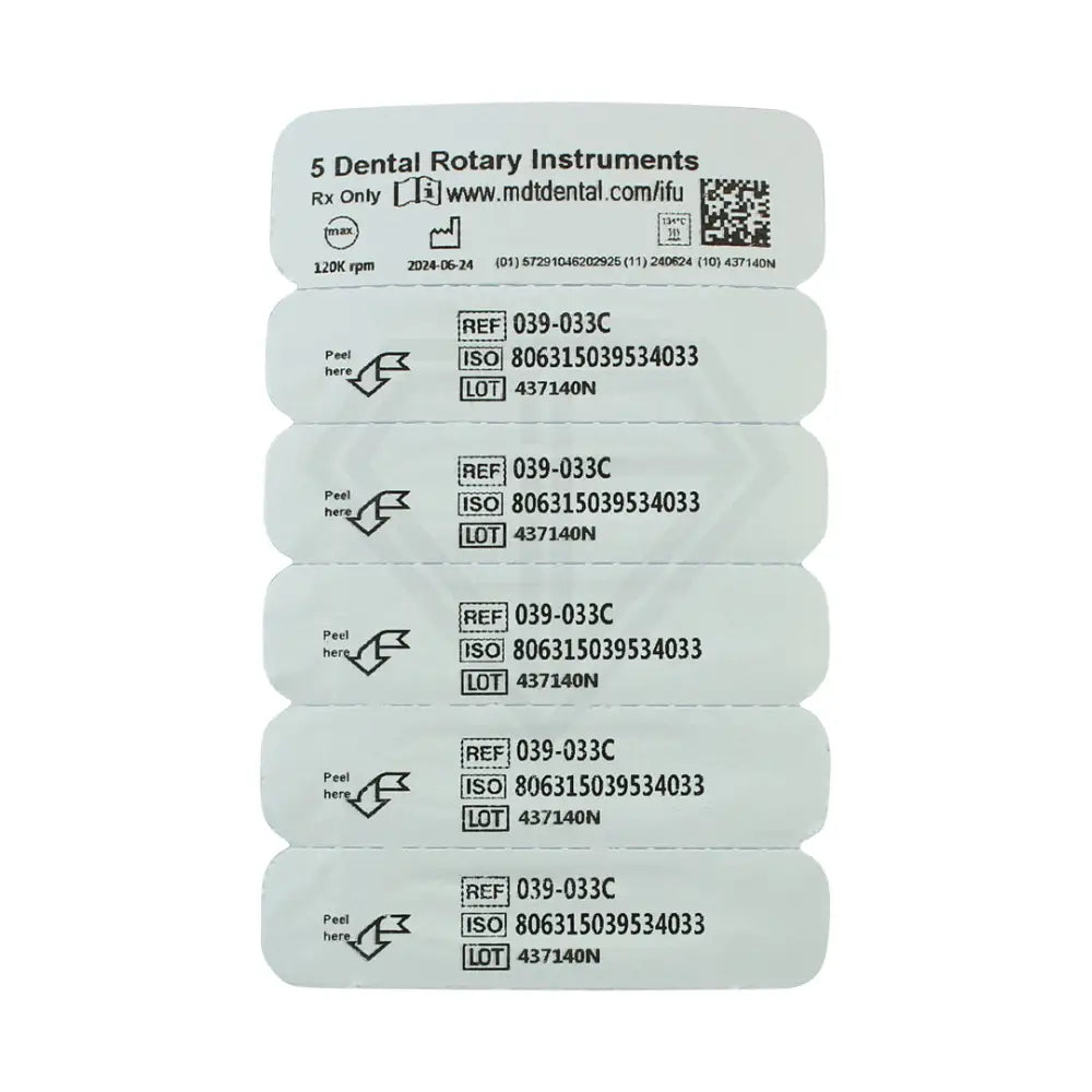 Fg Diamond Barrel 811 Burs - 5Pcs per pack l Global Burs