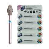 Fg Diamond Barrel 811 Burs - 5Pcs per pack l Global Burs