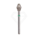 Fg Diamond Barrel 811S Burs - 5Pcs per pack ⌀0.33 mm x 4.5 mm / Coarse l Global Burs