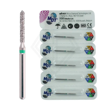 Fg Diamond Beveled Cylinder 885 Burs - 5Pcs per pack l Global Burs