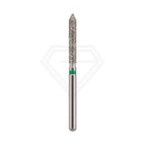 Fg Diamond Beveled Cylinder 886 Burs - 5Pcs ⌀0.16 X 10.0Mm / Coarse