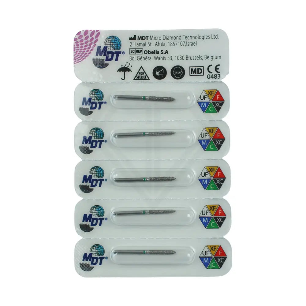 Fg Diamond Beveled Cylinder 886 Burs - 5Pcs per pack l Global Burs