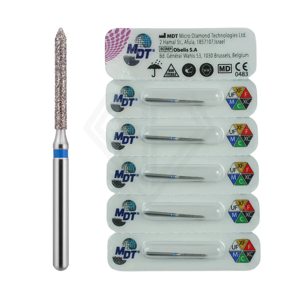 Fg Diamond Beveled Cylinder 886 Burs - 5Pcs per pack l Global Burs