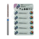 Fg Diamond Beveled Cylinder 886 Burs - 5Pcs per pack l Global Burs