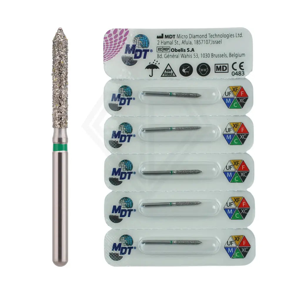 Fg Diamond Beveled Cylinder 886 Burs - 5Pcs per pack l Global Burs