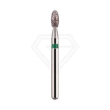 Fg Diamond Egg 379 Burs - 5Pcs per pack ⌀0.18 mm x 3.4 mm / Coarse l Global Burs