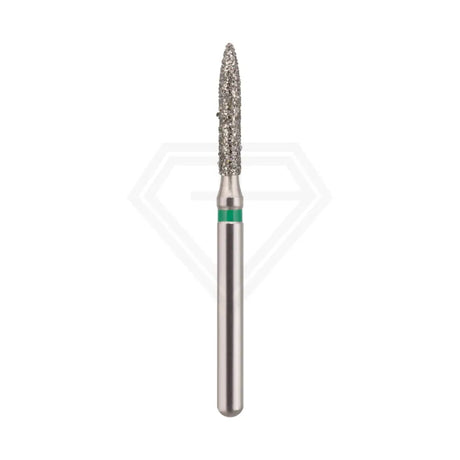 Fg Diamond Flame 862 Burs - 5Pcs per pack ⌀0.14 mm x 8.0 mm / Coarse l Global Burs