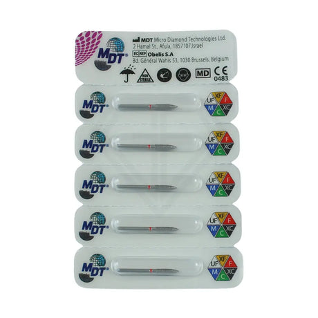 Fg Diamond Flame 862 Burs - 5Pcs per pack ⌀0.18 mm x 8.0 mm / Fine l Global Burs