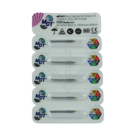 Fg Diamond Flame 862 Burs - 5Pcs per pack ⌀0.18 mm x 8.0 mm / Medium l Global Burs