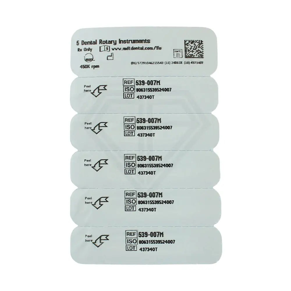 Fg Diamond Flame Needle Short Head 883 Burs - 5Pcs per pack l Global Burs