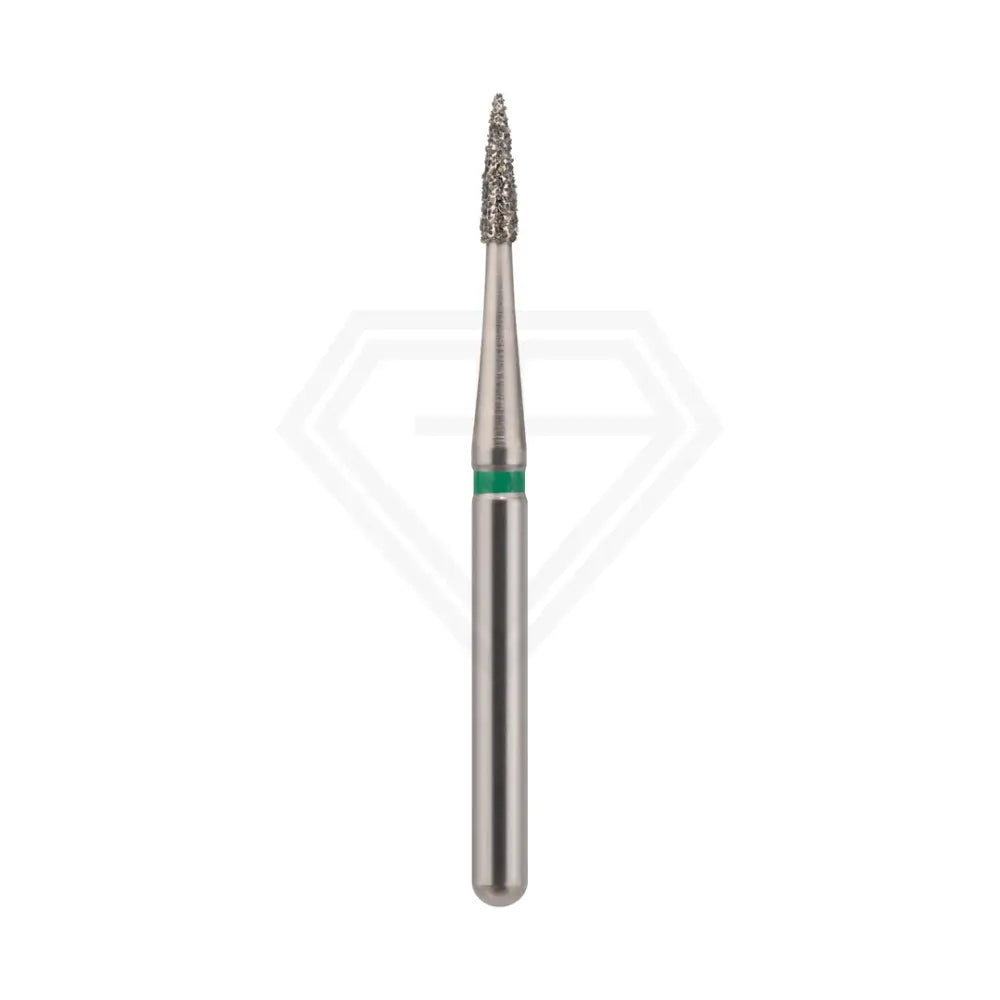 Fg Diamond Flame Needle Short Head 889 Burs - 5Pcs per pack ⌀0.10 mm x 4.0 mm / Coarse l Global Burs