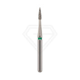 Fg Diamond Flame Needle Short Head 889 Burs - 5Pcs per pack ⌀0.10 mm x 4.0 mm / Coarse l Global Burs