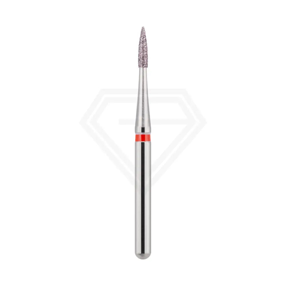 Fg Diamond Flame Needle Short Head 889 Burs - 5Pcs per pack ⌀0.10 mm x 4.0 mm / Fine l Global Burs