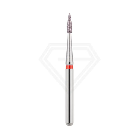 Fg Diamond Flame Needle Short Head 889 Burs - 5Pcs per pack ⌀0.10 mm x 4.0 mm / Fine l Global Burs