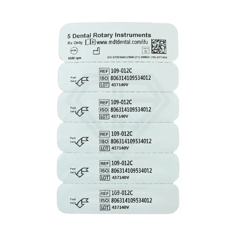 Fg Diamond Flat End Cylinder 835 Burs - 5Pcs per pack l Global Burs