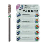 Fg Diamond Flat End Cylinder 835 Burs - 5Pcs per pack l Global Burs