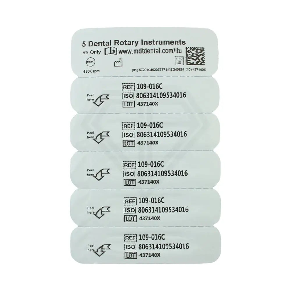 Fg Diamond Flat End Cylinder 835 Burs - 5Pcs per pack l Global Burs