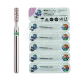 Fg Diamond Flat End Cylinder 835 Burs - 5Pcs per pack l Global Burs