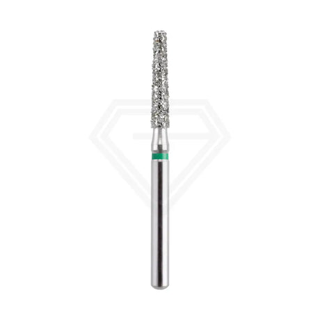 Fg Diamond Flat End Taper 847 Burs - 5Pcs per pack ⌀0.16 mm x 8.0 mm / Coarse l Global Burs
