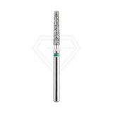 Fg Diamond Flat End Taper 847 Burs - 5Pcs per pack ⌀0.16 mm x 8.0 mm / Coarse l Global Burs