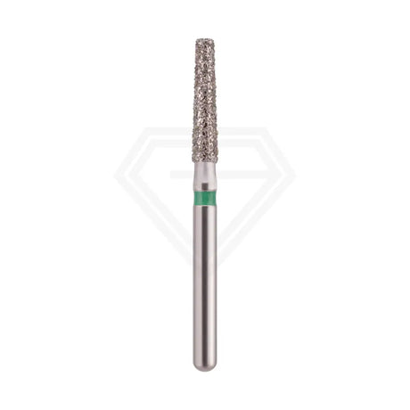 Fg Diamond Flat End Taper 847 Burs - 5Pcs per pack ⌀0.18 mm x 8.0 mm / Coarse l Global Burs