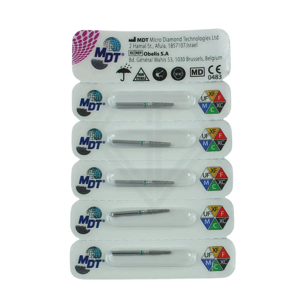 Fg Diamond Flat End Taper 847 Burs - 5Pcs per pack l Global Burs