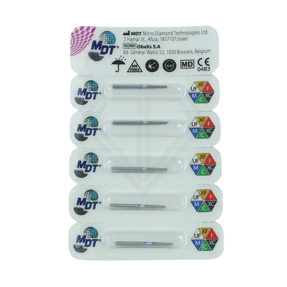 Fg Diamond Flat End Taper 847 Burs - 5Pcs per pack l Global Burs