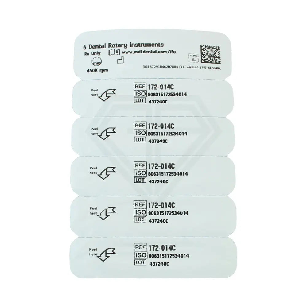 Fg Diamond Flat End Taper 847 Burs - 5Pcs per pack l Global Burs