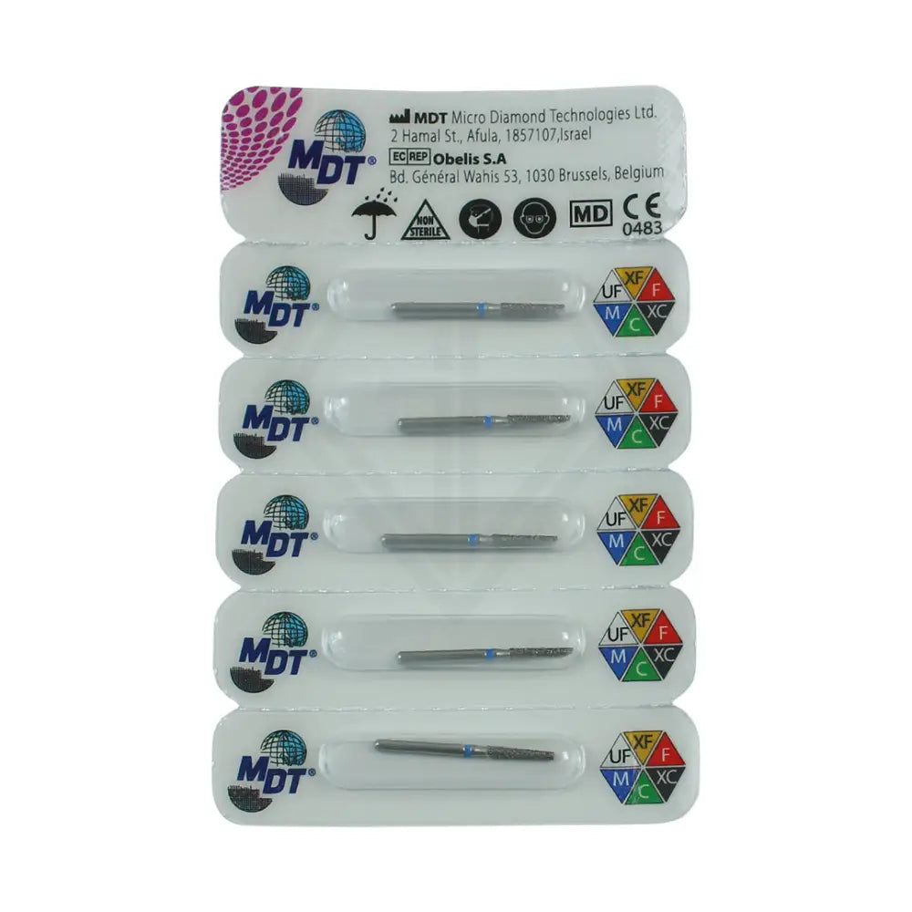 Fg Diamond Flat End Taper 847 Burs - 5Pcs per pack l Global Burs