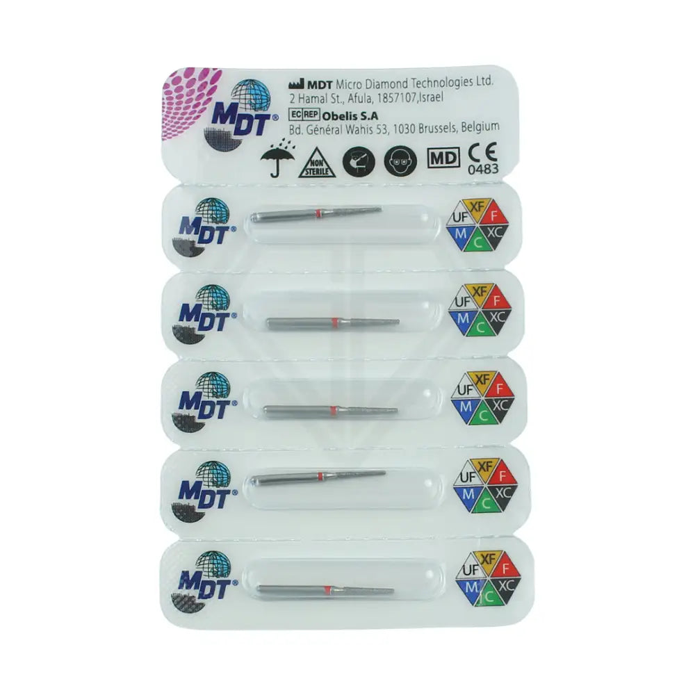 Fg Diamond Flat End Taper 847 Burs - 5Pcs per pack l Global Burs