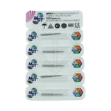 Fg Diamond Flat End Taper 847 Burs - 5Pcs per pack l Global Burs
