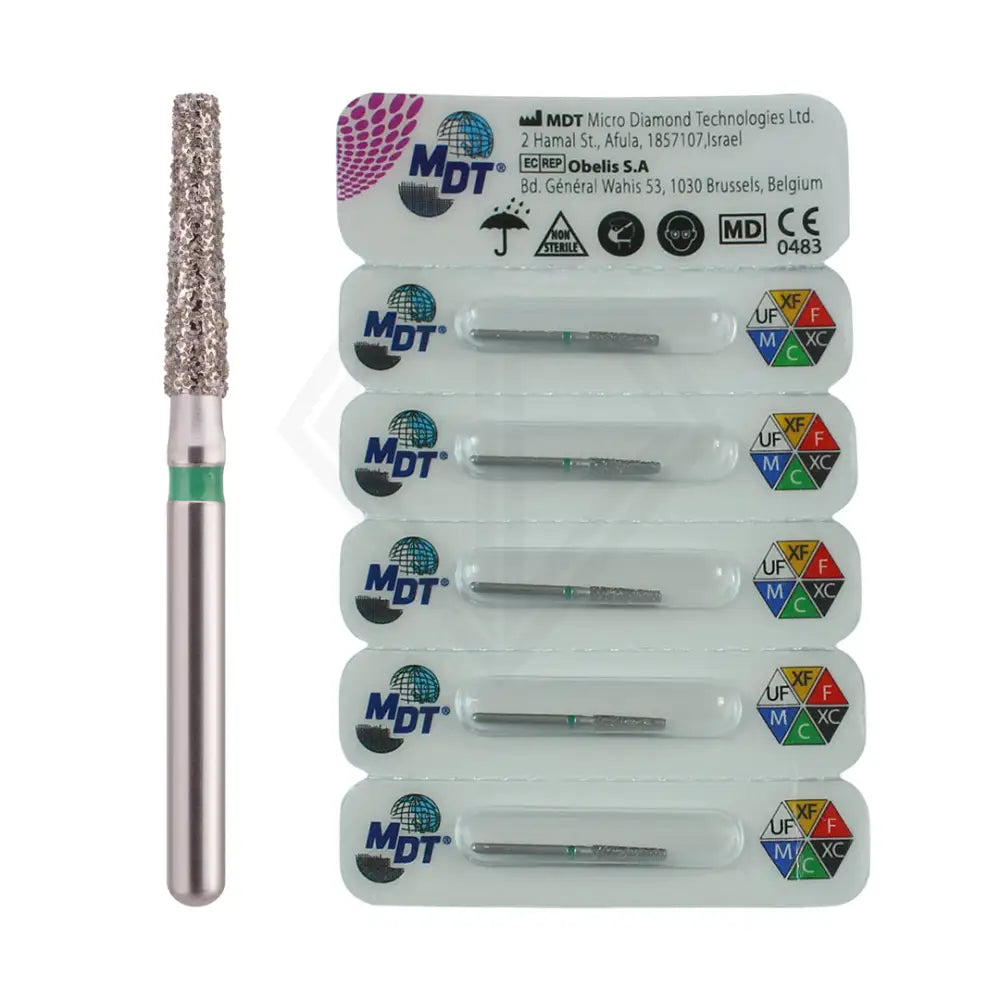 Fg Diamond Flat End Taper 847 Burs - 5Pcs per pack l Global Burs