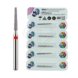 Fg Diamond Flat End Taper 847 Burs - 5Pcs per pack l Global Burs
