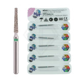 Fg Diamond Flat End Taper 847 Burs - 5Pcs per pack l Global Burs