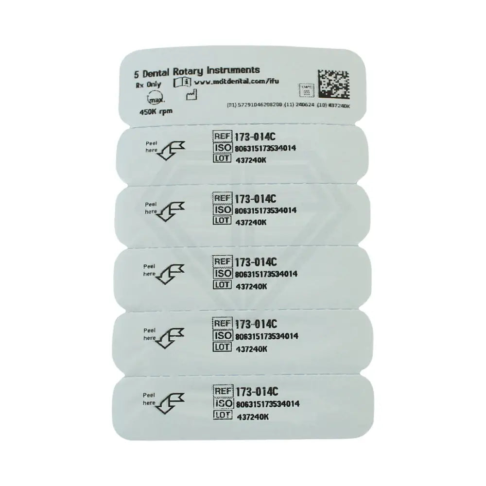 Fg Diamond Flat End Taper 848 Burs - 5Pcs per pack l Global Burs