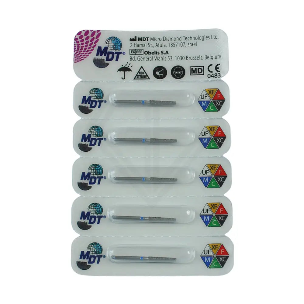 Fg Diamond Flat End Taper 848 Burs - 5Pcs per pack l Global Burs